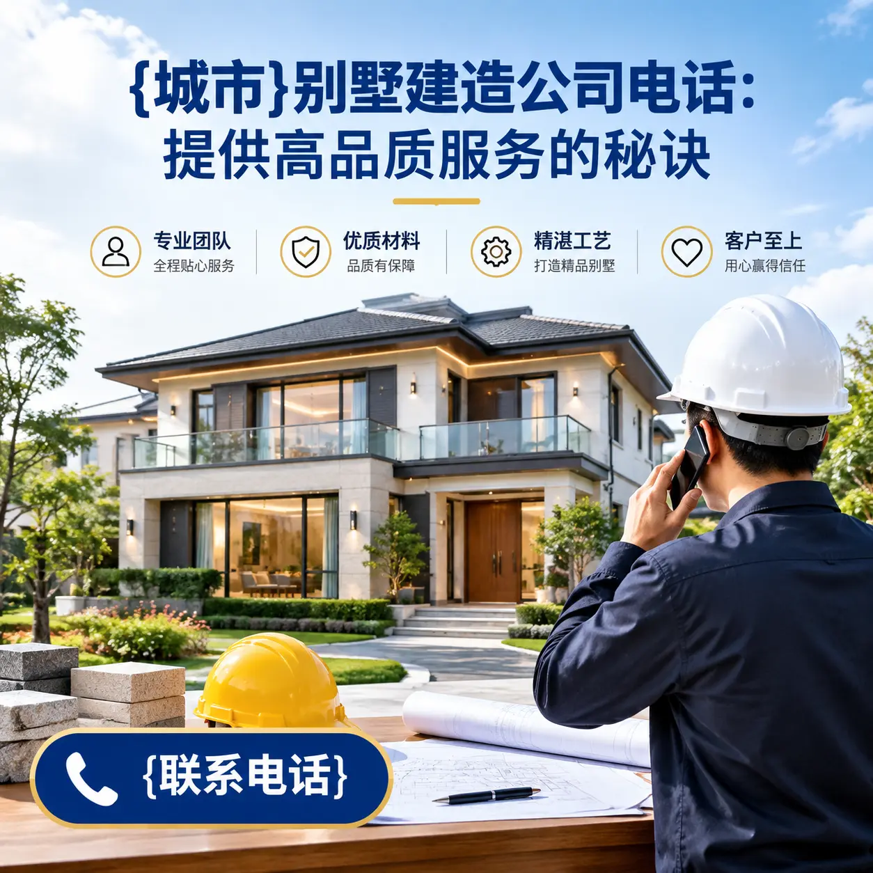 黔东南别墅建造公司电话:提供高品质服务的秘诀