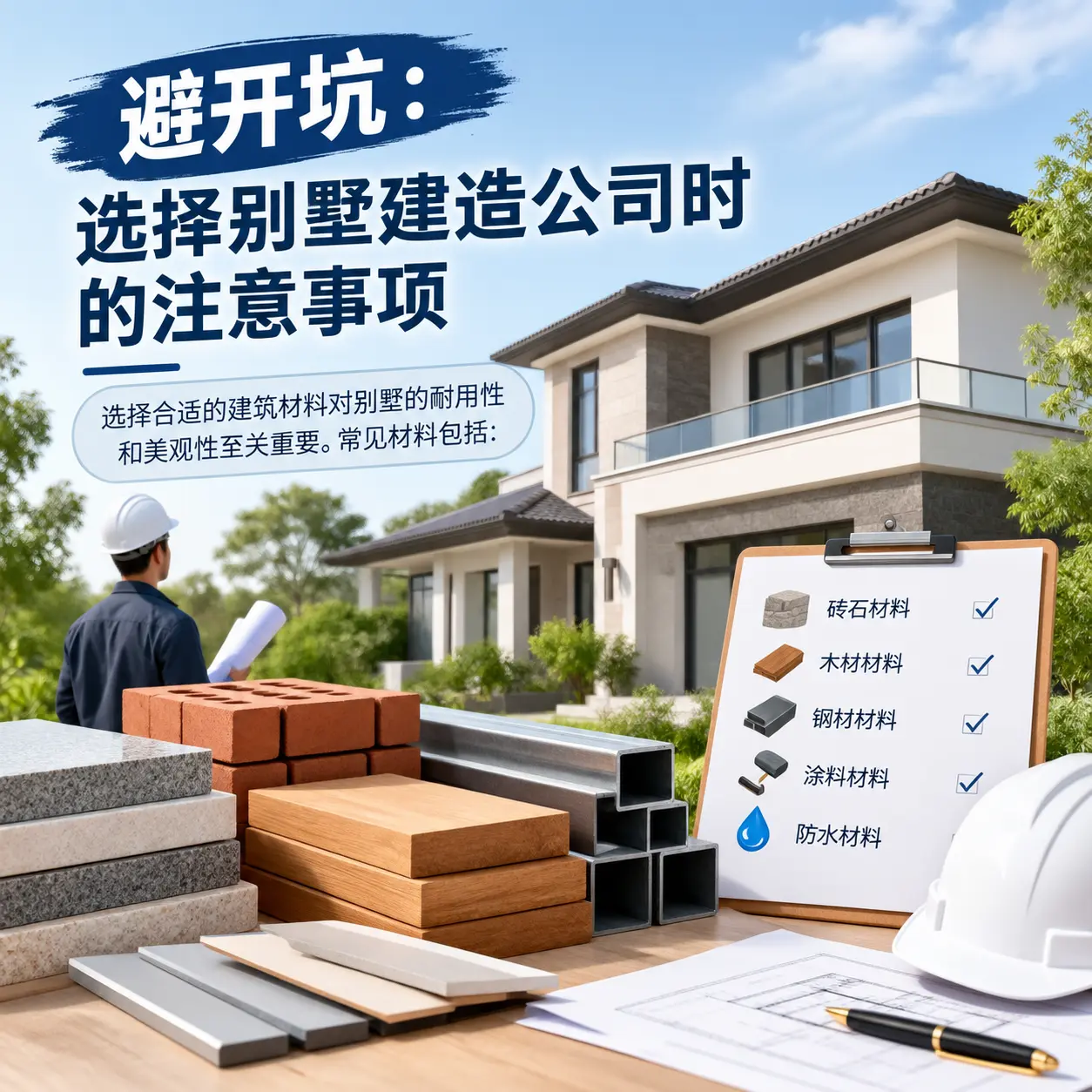 避开坑：选择 黔东南 别墅建造公司时的注意事项